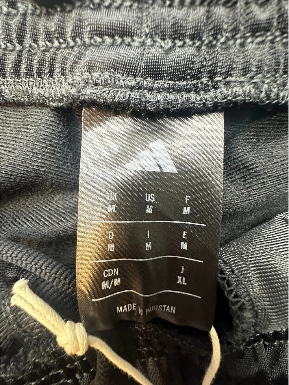 NWT Adidas 3-Stripes Colorblock Snap Track Pants Men’s M Black White